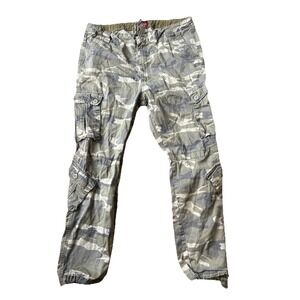Mens Camouflage Pants Matchstick Workwear Camo Cargo Outdoor Hunting 42x30